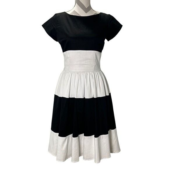 Pinup Couture Dresses & Skirts - Pinup Couture Amanda Black and White Midi Dress